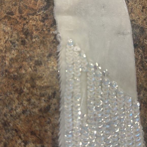 Retrofete Gabrielle Sequin Rainbow Dress Velvet Chiffon Womens Size Small - Picture 14 of 14